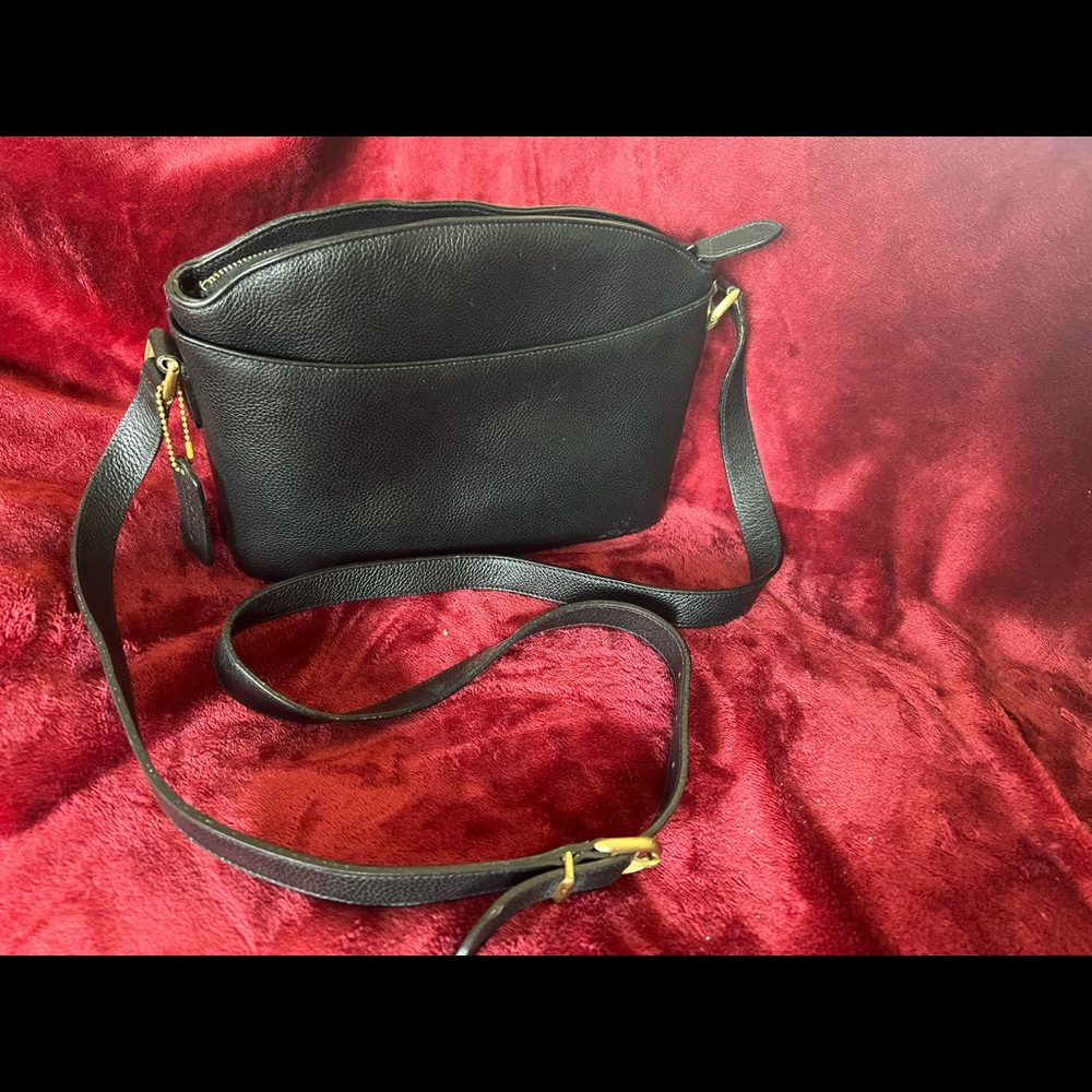 Coach Vintage Black Leather Purse
